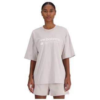 Damen T-Shirt Linear Heritage Jersey Oversized 